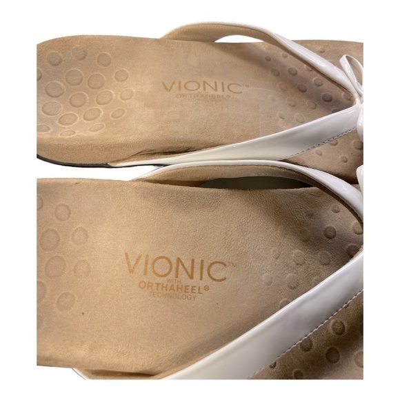Vionic Flip Flop Bella I| Toe Post
Sandal w/ Bow
White Sz 10 - Picture 6 of 9